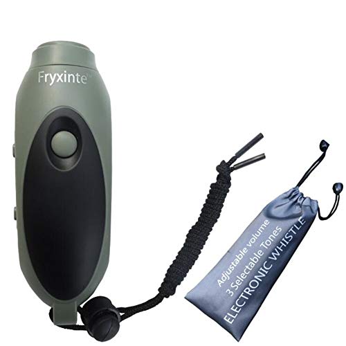 OUYAWEI Adjustable Pitch Decibel Electronic Whistle 3 Tone Hand-Held Lanyard Outdoor Sports Referee Emergency Rescue Pigeon Training Whistle Blue