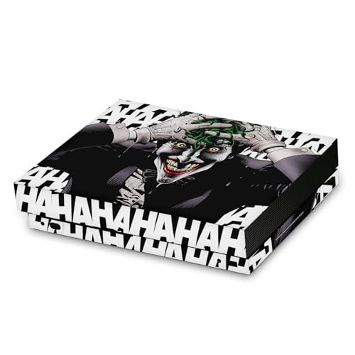 Autocollant vinyle Xbox One X The Joker skin console DC Comics de jeu