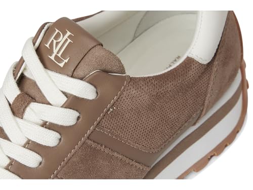 Lauren Ralph Lauren Women's Dani Perforated Suede Sneakers4
