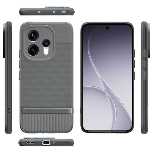 Image of Shockproof Case Compatible with Oppo Reno15 5G | Full Camera Protection | TPU Flexible Back Cover for Oppo Reno15 5G (Graphite Grey)