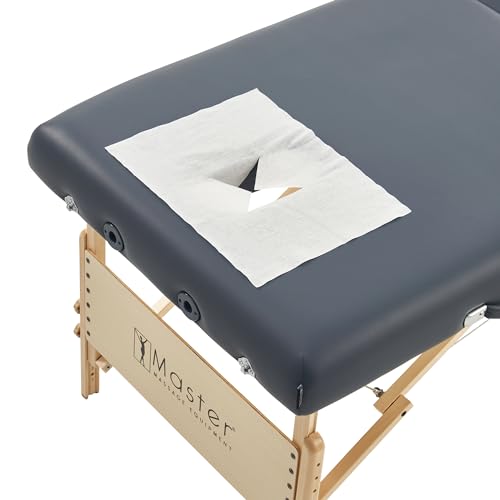 Image of Master Massage Disposable Breathing Space Cover (pack Of 100) for Massage Table, white