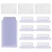 Favourde 160 Sets Insertable Plastic Tabs Hanging Folder Tabs for Quick Identification of Hanging Files, Easy to Read, 2 Inch Hanging File Inserts (160)