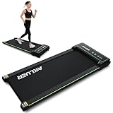 Akluer Walking Pad with Incline, Dual Sided Walking Pad with Foot Massage, 180° Revesrsible Available Use, Acupressure Foot Massage Under Desk Treadmill(Green)