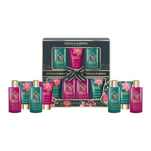 Baylis & Harding Boudoire Tropical Paradise Luxury 7 Day Essentials Advent Calendar Gift Set (Pack of 1) - Vegan Friendly