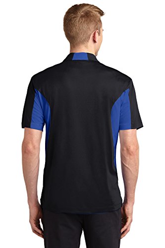SPORT-TEK Unisex Tall Side Blocked Micropique Sport-Wick Polo | Short Sleeve Collared Shirt for Tall Men & Women, Casual Fit2