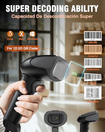 Image of PYY Cash Register for Small Businesses Caja Registradora with Wired Scanner