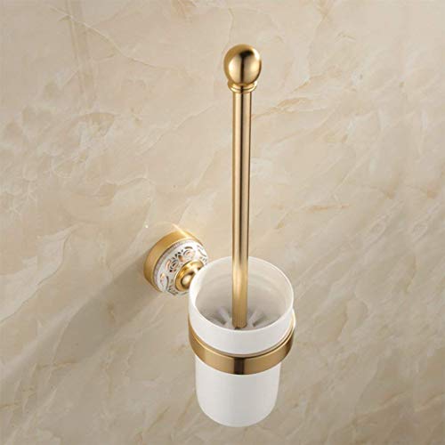 Brosse de toilette suspendue rétro GZZ en laiton pour WC élégant