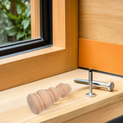 Remate de madera maciza resistente para reparar barandillas interiores inestables 5