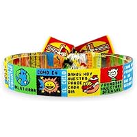 BDM Pulsera Padre Nuestro Tejida | Pulsera Religiosa Cristiana