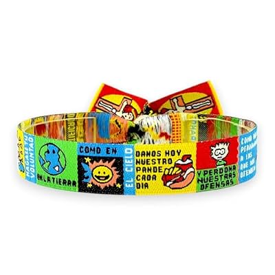 BDM Pulsera Padre Nuestro Tejida | Pulsera Religiosa Cristiana de Tela Ajustable | Amuleto de Fe y Protección | Regalo Original para todos | Ya disponible en tu tienda friki favorita! En mundofriki.es! BDM Pulsera Padre Nuestro Tejida | Pulsera Religiosa Cristiana de Tela Ajustable | Amuleto de Fe y Protección | Regalo Original para todos | Ya disponible en tu tienda friki favorita! En mundofriki.es!