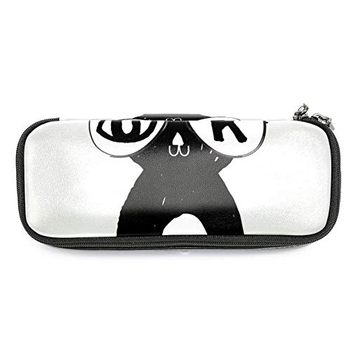 Preisvergleich Produktbild Personalisierbares farbiges Federmäppchen, Kapazität, Stifteetui, Doppelreißverschluss, Schreibwaren-Tasche, Kosmetiktasche mit Fächern für Mädchen, Jungen und Erwachsene