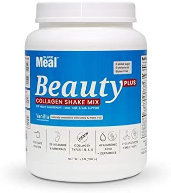 Suremeal Beauty Plus with Collagen, Ha, Ceramide Net Weight 1.9 lb (900g)