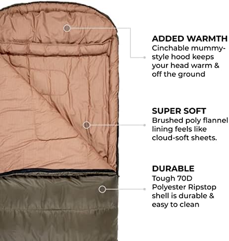 Sacco A Pelo TETON Celsius XL - Caldo Fino A -18°C, Unisex - Foto 5