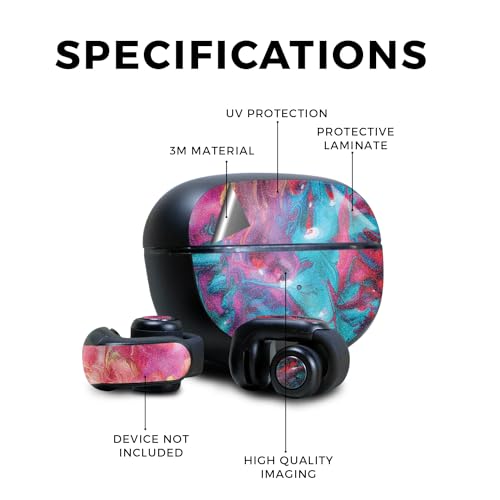 Image of Glossy Glitter Skin Compatible with Bose Ultra Open Earbuds - Paint Party - Premium 3M Vinyl Protective Wrap Decal Cover - Easy to Apply | Crafted in The USA by MightySkins