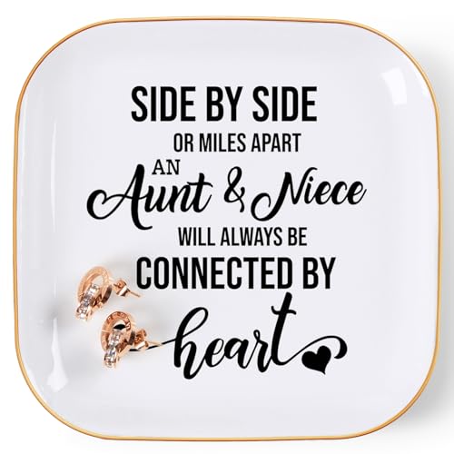 Cousin Gifts for Women, To My Cousin Trinket Tray Jewelry Dish, Cousins Birthday Gifts for Cousin Christmas Mothers Day Valentines Gift - Thank You for Being Such An Important Piece of My Life