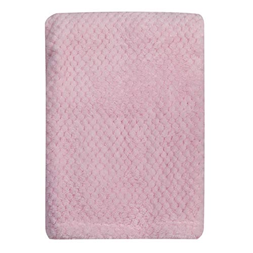 bébé bébés nouveau-né Mini Gaufre swaddeling COUVERTURE LANDAU LIT D'ENFANT BERCEAU PANIER DE MOÏSE Jeter babytown - Rose, Medium Cover