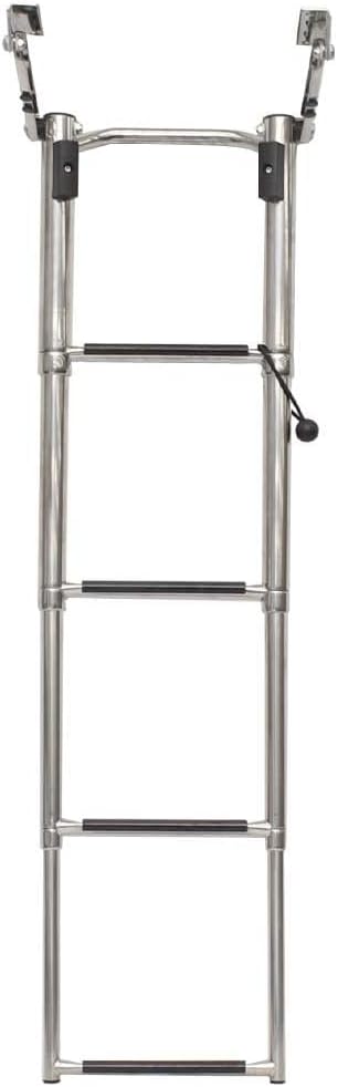 Garelick Marine Boat Telescoping Ladder 19620-25 | 4 Step 44 Inch