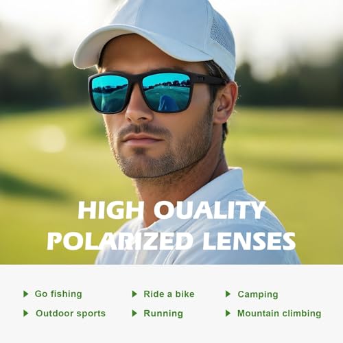 Fanshen Polarized Sunglasses for Men Women, UV Protection Lightweight Mens Sun Glasses for Driving Fishing Golf Cycling3