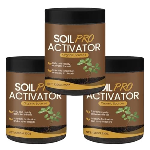 Yegbong Soil Activator, Soil Pro Activator, Nauticos SoilActivator, Organic, Water-Soluble Formula for Optimal Nutrient Uptake &amp; Root Development, Enhance Growth for Vegetables &amp; All Plants (C3)