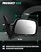 SCITOO Door Mirrors, fit for Exterior Accessories Mirrors fit 2003-2008 for Corolla with Power Controlling Non-telesccoping Non-Folding Features (Passenger Side)