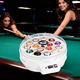 Pool Americano de 16 Bolas Máquina de Limpieza de Bolas Potente Torneos -...