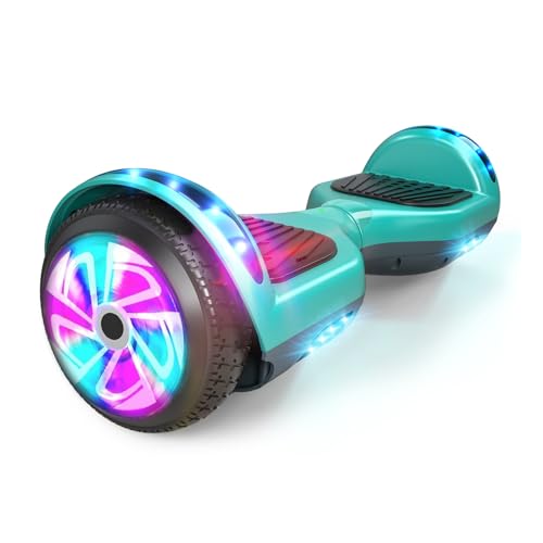 Image of FLYING-ANT Self Balance Scooter 6.5 inch with Speaker and LED Lights Red Camouflage Pink
