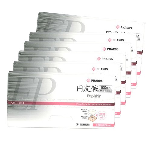 vinco ファロス円皮鍼 (100本入) 太さ0.18mm×針長0.9mm x6箱セット