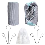 【Pliables et faciles à transporter】Léger, compact et pliable, le sac à linge chaussures peut être utilisé à la maison, en voyage ou à la salle de sport. Il se range facilement dans une armoire ou une valise, parfait pour une utilisation quotidienne.