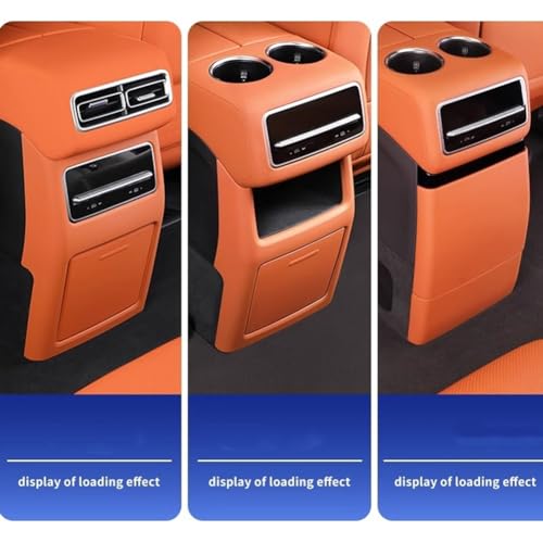 Cubierta antipatadas para Lixiang L7 protector panel de refrigerador trasero de coche 2022-2024 4