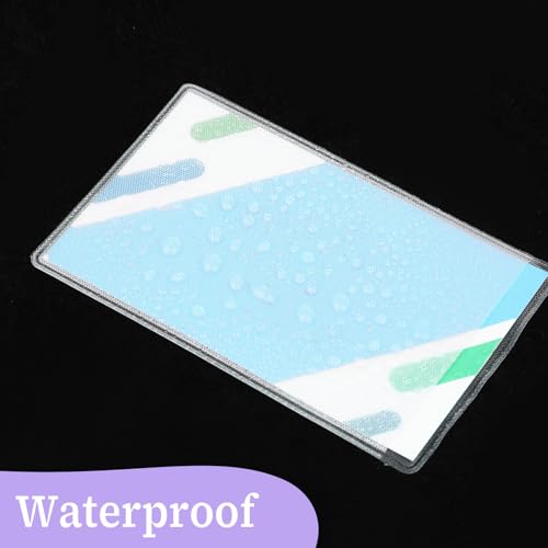 Xthrotsenk Pacote com 20 capas protetoras de cartão de segurança social, à prova d'água, novo porta