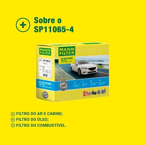 Kit de Filtros SP11065-4 para Renault Kwid, Mann-Filter