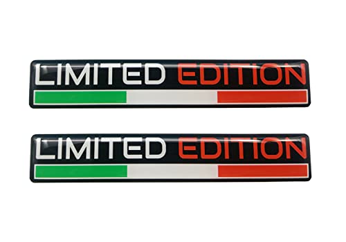 Adesivi auto 3D stickers Limited Edition resinati edizione limitata adesivi