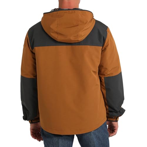 Cinch Men's Brown Canvas Barn Coat Brown L3