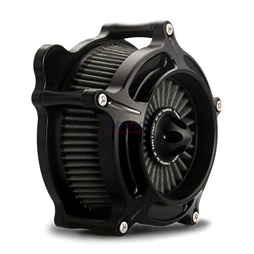 Happy-Motor Spike Turbine Air Cleaner Fit For Harley Sportster Xl1200X Forty-Eight Xl883 Sportster Gray Filter 1991-Up #TOP1
