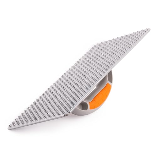 MIVOS Schleifbrett - Raspelbrett für Styropor - Reibebrett mit verzinktem Stahlblech-Raspelbelag - 380 x 155 mm - Egalisierungsbrett - Schleifer - Handschleifer