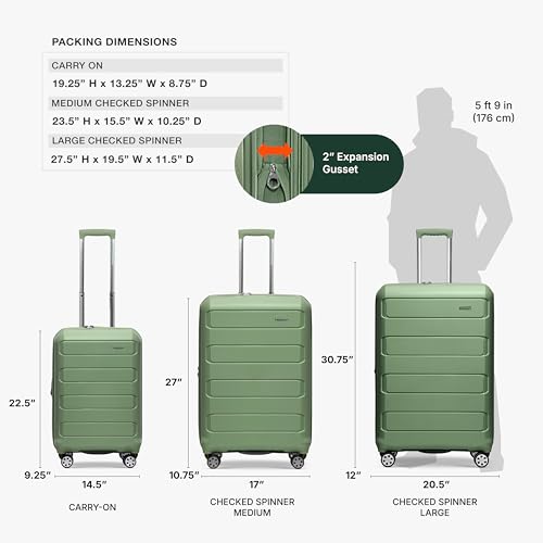 Traveler's Choice Pagosa Expandable Luggage