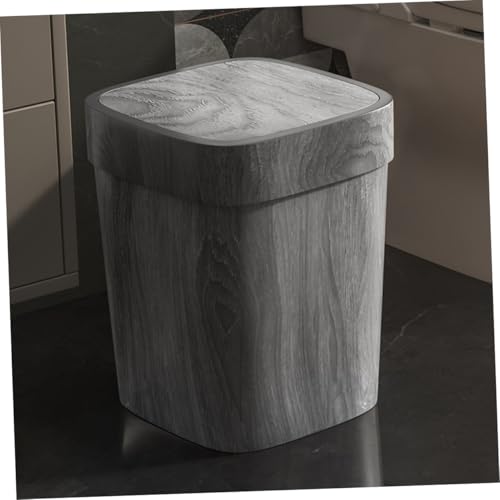 KOMBIUDA caneca de basura rectangular con tapa oscilante miniatura 6