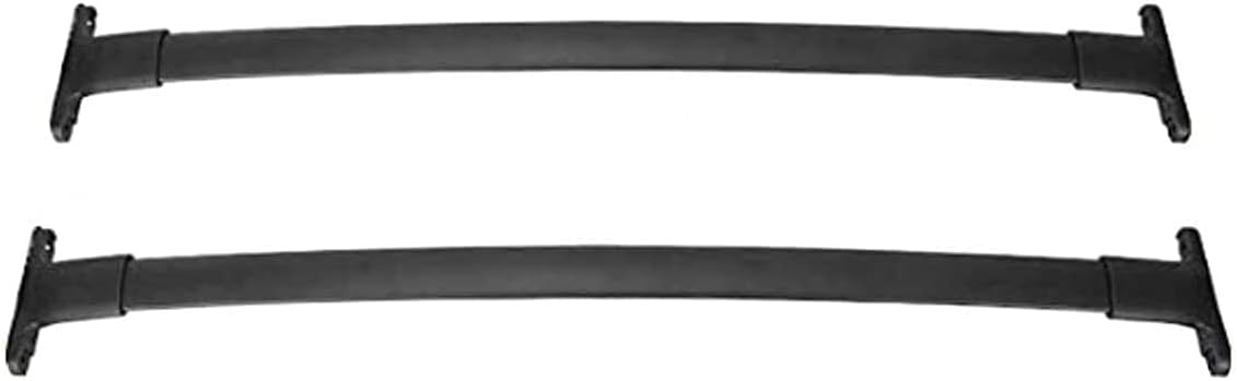 Roof Rack Cross Bars Replacement for Explorer 2016 2017 2018 2019 with Side Rails Aluminum Rooftop Cargo Snowboard Skiboard Carrier Luggage Racks (Black)