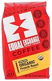 Equal Exchange Organic Coffee, Whole Bean French Roast 10 Oz (Pack of 6)