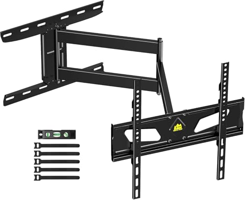 TV Wandhalterung Schwenkbar 90 Grad FORGING MOUNT TV Halterung für 32-65 Zoll Fernseher, 910mm Extra Langer Arm Fernsehhalterung Wand Ausziehbar Halter Wall Mount, Hält 45 kg, Max. VESA 400x400 mm