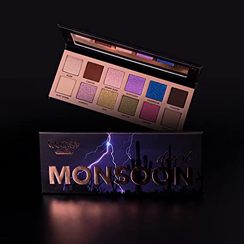 Whats Up Beauty - Desert Monsoon Eyeshadow Palette Talc Free Clean Cruelty Free Made In Italy Makeup #TOP1