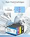 952XL Ink Cartridges (4-Pack) for HP 952XL Ink Cartridges Combo Pack High Yield Work for HP OfficeJet 8702, OfficeJet Pro 7720, 7740, 8210, 8710, 8720, 8730, 8740 Printer (Black Cyan Magenta Yellow)