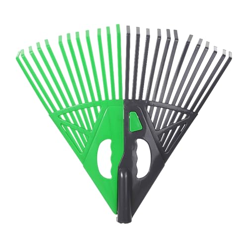 Rastrillo para hojas, herramienta de jardinería portátil ergonómica, rastrillo de hojas de jardín, para patios, porches, patios, balcones, terrazas, pasarelas, caminos