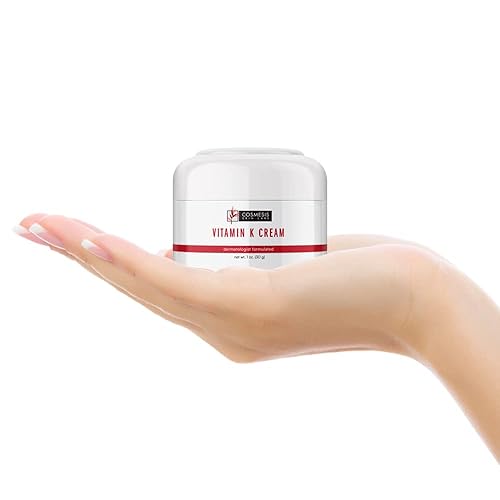 Miniatura 4 de Crema de vitamina K con mezcla de té antioxidante | Reduce el enrojecimiento y la decoloración | 1 oz (28g) | Cosmesis