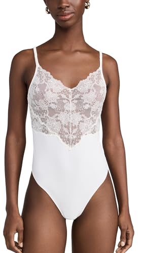 Natori Chantilly - Tanga de peluche para mujer, Marfil, Medium
