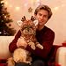 TECHEEL Weihnachten Haustier Kleidung Weihnachtskostüm Katzen Hunde Kostüm Weihnachts hundekostüm Weihnacht Weihnachtskostüm Katzen für Klein Hund Katze (Elch L)