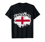England Fan Trikot Geschenk I England Fussball Flagge T-Shirt