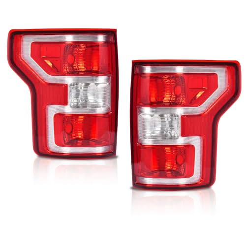 DOTCOM Rear Tail Light Assembly Pair Fit Ford F150 2018-2020