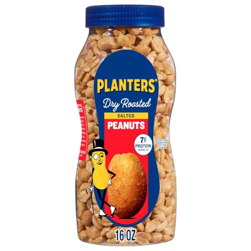 PLANTERS Salted Peanuts, Party Snacks, 16 Oz (1 Ct)