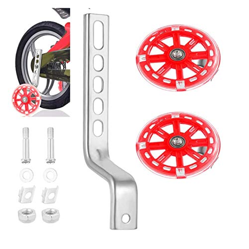 Ruedas Auxiliares para Bicicleta de Niños DubMag, Juego Universal de Estabilizadores Ajustables para Bicicletas de 12 a 20 Pulgadas, Color Morado miniatura 4